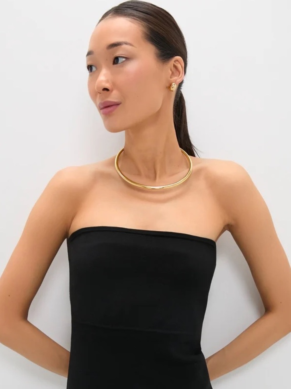 NWT Tuckernuck Black Strapless Joelle Dress - Picture 3 of 5